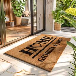 Custom Family Name Realtor Doormat - Home Door Mat Closing Gift Housewarming Personalized Rug - thumbnail 2
