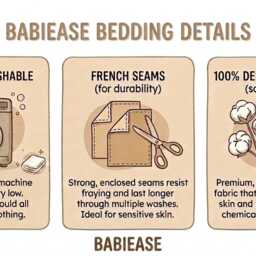 Linen Mini Crib Fitted Sheet - Nutmeg Neutral Baby Bedding - thumbnail 4