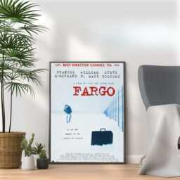 Fargo Movie Poster Vintage 90S Film Print, Home Decor - A3 A4 A5 - thumbnail 1
