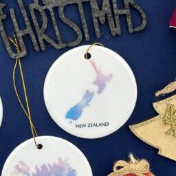 Greece Personalised Christmas Tree Ornament Decoration Gift Present Xmas Bauble Festive Decor Holiday Custom - thumbnail 4
