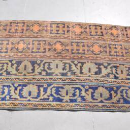 Rugs For Wall Hanging, Anatolian Rugs, 2.7x4.9 Ft Small Turkish Rug, Orange Floor Vintage Office Bathroom Rug - thumbnail 3
