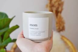 Mom Gift, Gift For Mom, Mother Definition, Concrete Planter, Customizable Personalized Gift Mom, Plant Pot, Mom Definition - thumbnail 1