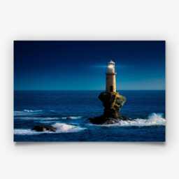 Tourlitis Lighthouse Print - Greece Photography Wall Art Coastal Seaside Decor - thumbnail 3
