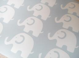 20 Elephant Stickers, Wall Birthday, Baby Shower, Decal, Nursery Cute Stickers - thumbnail 1