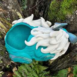 Verdant Prowler Vulpin Large Planter 24cm X 19.5cm 12.5cm 3D Printed Figure - thumbnail 3