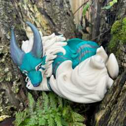 Verdant Prowler Vulpin Large Planter 24cm X 19.5cm 12.5cm 3D Printed Figure - thumbnail 4