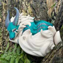 Verdant Prowler Vulpin Large Planter 24cm X 19.5cm 12.5cm 3D Printed Figure - thumbnail 2