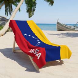 Venezuela Beach Towel, Flag Tovel, Of Venezuela, Beach Country Gift