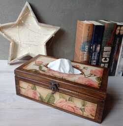 Wooden Tissue Box Cover