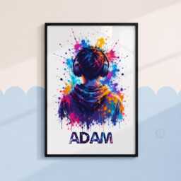 Boys Gaming Wall Art - Personalised Bedroom Name Decor, Gift, Teen Room Print - thumbnail 3