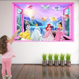Princess Fairytale Wall Decal Sticker Mural Poster Print Art Kids Girls Bedroom Decor Gs15 - thumbnail 2