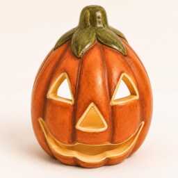Ceramic Pumpkin Tealight Holder - thumbnail 2