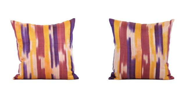 Set Of 2 Pcs, Old Ikat Pillow Cover, Pillow, 17.52 - image 1