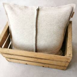 Couchpatato Marie Wool Cushion Sofa Decorative Soft Boiled Wool Made Of Pure New Wool Nordic Boho Made in Germany - thumbnail 2
