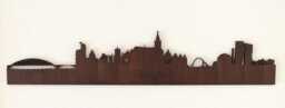 3D Laser Cut Wooden Skyline Nijmegen - Wood Wall Decoration For Home Or Office Gift Idea - thumbnail 1
