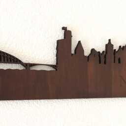 3D Laser Cut Wooden Skyline Nijmegen - Wood Wall Decoration For Home Or Office Gift Idea - thumbnail 2