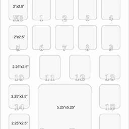 School Years Picture Frame - Holds 5.25x5.25 & 2x2.5 Photos Personalized With Name 12x16 Birth Thru 12Th Grade Newborn-18 - thumbnail 3
