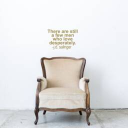 J.d. Salinger Quote Vinyl Wall Decal Literary Home Decor - thumbnail 3