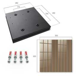 Minimalist Stripes Key Cabinet For Home, Brown Box Backgrounds & Patterns, Lovers Of Modern Design - thumbnail 4