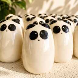 Panda Of Inner Peace - Picuru Ceramic Amulets, Lucky Amulets, Protection Amulet - thumbnail 1