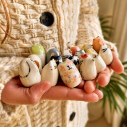 Panda Of Inner Peace - Picuru Ceramic Amulets, Lucky Amulets, Protection Amulet - thumbnail 4