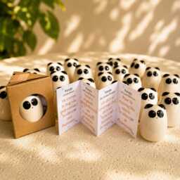 Panda Of Inner Peace - Picuru Ceramic Amulets, Lucky Amulets, Protection Amulet - thumbnail 3