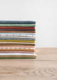 Linen Fabric Sample Pack - Magiclinen Swatch Set For Home Textiles Stonewashed European Organic 25 Color Tester Swatches - thumbnail 1