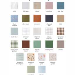 Linen Fabric Sample Pack - Magiclinen Swatch Set For Home Textiles Stonewashed European Organic 25 Color Tester Swatches - thumbnail 2