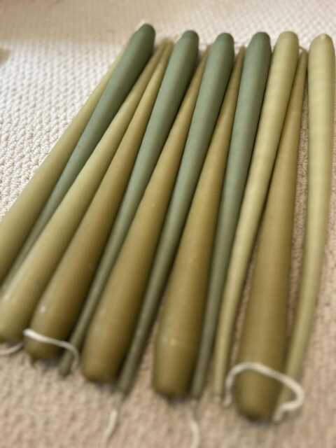 Imperfect Taper Candles 12 Inch, Non-Drip Dinner Candles, Random Color Mix, Seconds - image 1