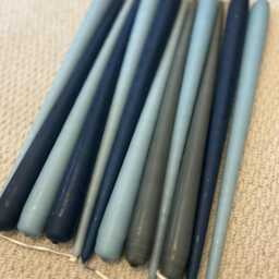 Imperfect Taper Candles 12 Inch, Non-Drip Dinner Candles, Random Color Mix, Seconds - thumbnail 3