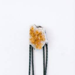 Citrine, Citrine Cluster, Screw Cover, Nail Wall Hanging, Boho, Accent, Decor, Crystal, Gemstone, Hook, Tapestry, Geode, Weaving - thumbnail 3