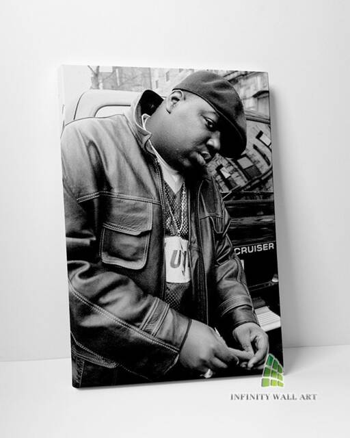 Biggie Smalls Notorious Big Canvas Art Print Wall Framed Picture Music Decor Ready To Hang -C543 - image 1