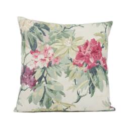 Colefax & Fowler - Mereworth Pink/Forest Beautiful Delicate Floral Cushion Cover Handmade Throw Pillow Designer Home D??cor - thumbnail 2