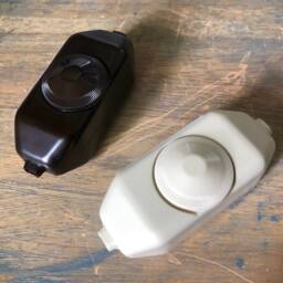 Dimmer Cord Switch - Leviton Rotary Inline - Feed Thru Lamp Top Quality Supplies For Your Handmade Lighting, Lamps, Pendants Etc - thumbnail 2