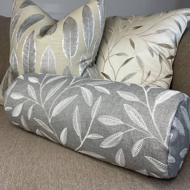 "Decorative Cushion Bolster 16"" X 6" - image 1