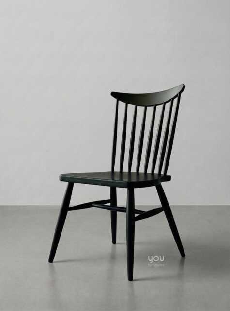 Handcrafted Hornbeam Wood Dining Chair - Modern Farmhouse Style - image 1