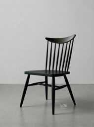 Handcrafted Hornbeam Wood Dining Chair - Modern Farmhouse Style - thumbnail 1