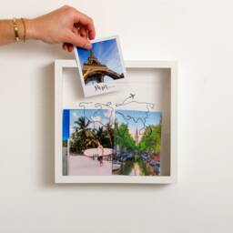 Personalised Adventures Memory Box - My Travels Keepsake Ticket & Picture Frame Collection - thumbnail 2