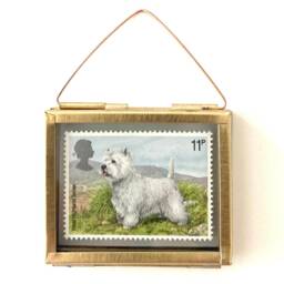 Westie Gift - West Highland White Terrier Dog Lover Terrior Wall Art - thumbnail 1
