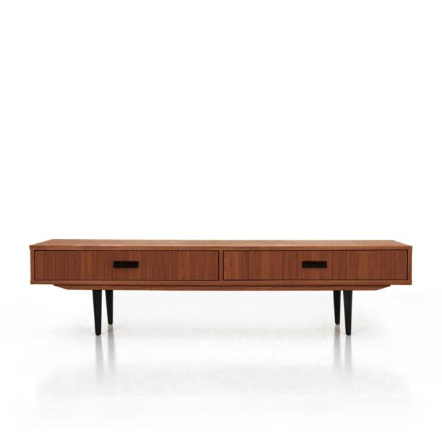 Mid-Century Sideboard, Dresser, Commode, Credenza Made Of Oak Vaneer - Teak Colour Livlo T-L02 - image 1