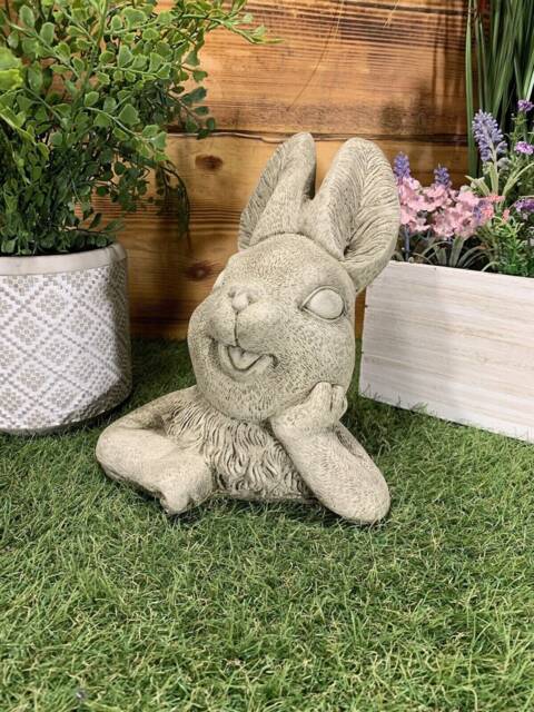 stone Garden Cute Rabbit Gift Ornament - image 1