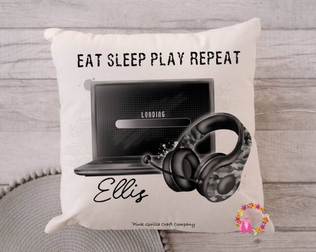 Personalised Limited Edition Gamer Cushion, Pc Gamer, Pc, Pillow, Gift, Gaming Birthday Gift - image 1