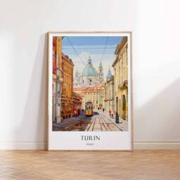 Turin Poster, Italy European Italian Historical Museum Wall Art, Decor, Print - thumbnail 3
