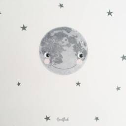 Wall Sticker - Small Moon With Stars - thumbnail 3