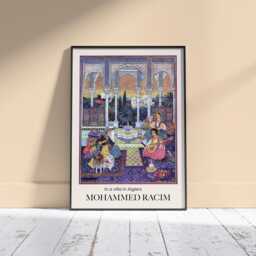 Mohammed Racim Art Print Algerian Artist, Colourful Wall - thumbnail 1