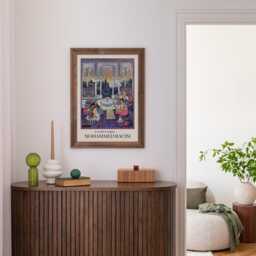 Mohammed Racim Art Print Algerian Artist, Colourful Wall - thumbnail 4