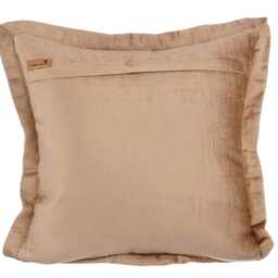 "Decorative Border Pearl Beige Bed Throw Pillow 24""x24""/26""x26" - thumbnail 3