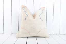 Vintage Turkish Kilim Pillow Cover Bohemian Decorative Cushion - 16x16 - thumbnail 1