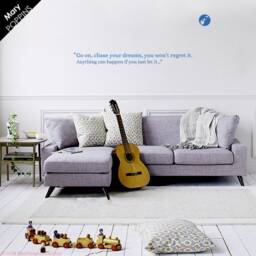 Mary Poppins Quote Wall Decal Chase Your Dreams Vinyl Art - thumbnail 3