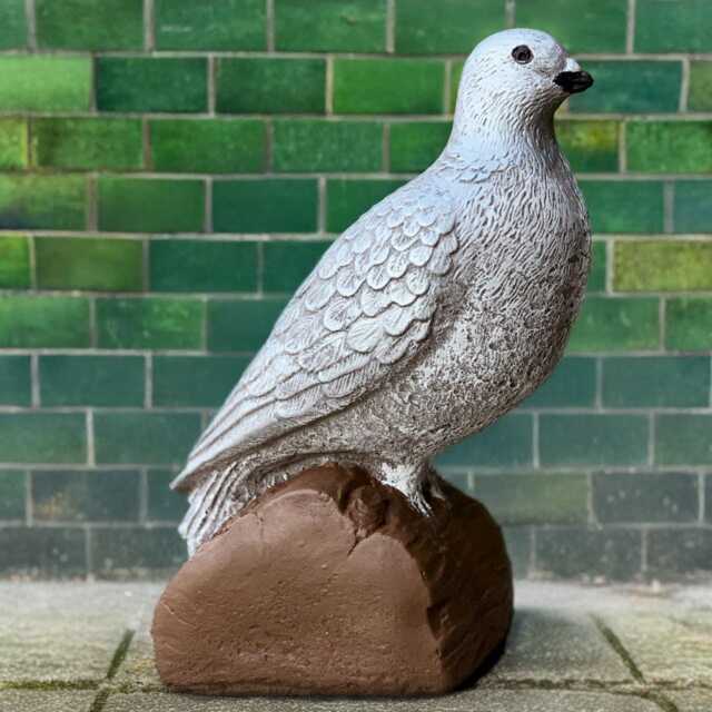 Stone Dove Figurine Concrete Peaceful Bird Sculpture Handmade Statue Outdoor Memorial Decor Garden Pigeon Ornament Lover Gift - image 1
